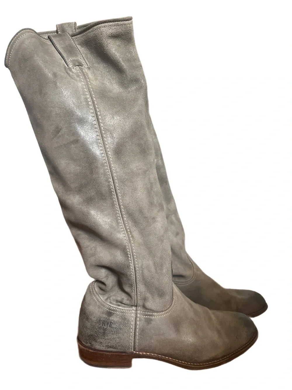 Frye 77171 Distressed Leather Boots 10B Genuine Goodyear Welt Spain 10B